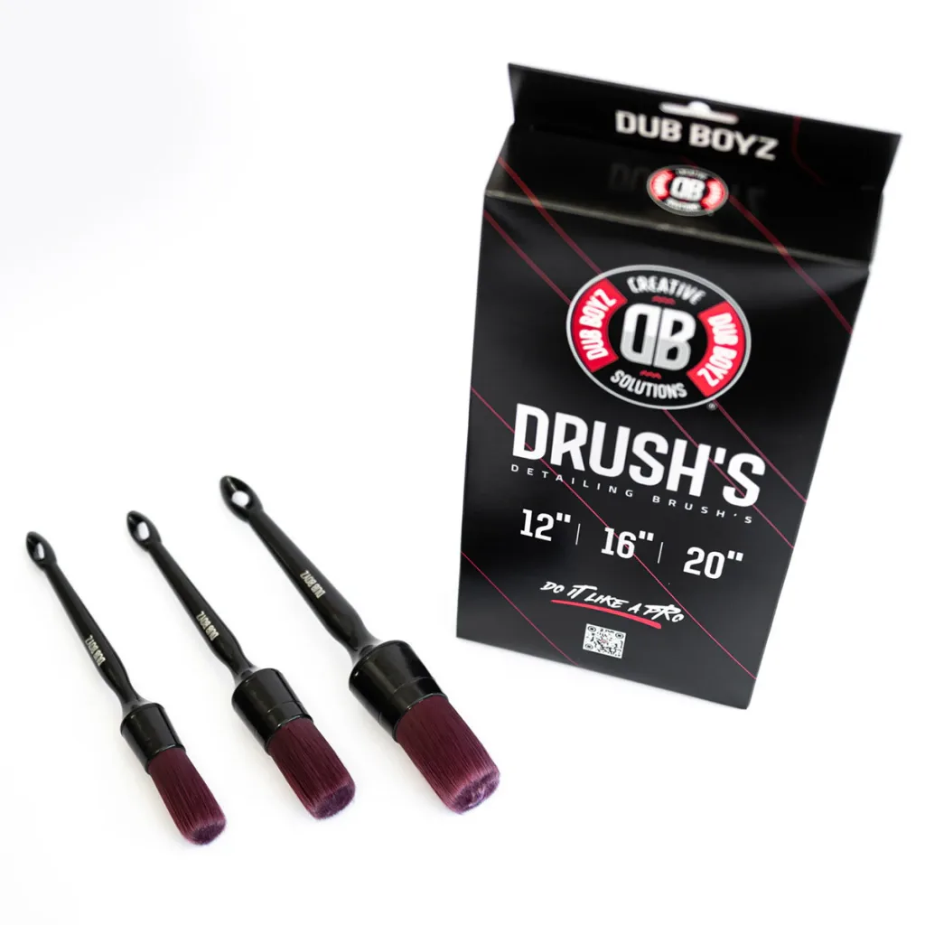 Kit de pincéis para detalhamento automotivo externo D'rush Dub Boyz (3 unidades) — foto 3