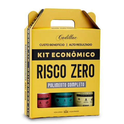 Kit Econômico Risco Zero Cadillac - 3 Etapas Corte Refino Lustro