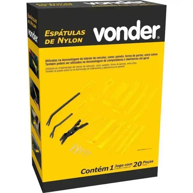 Kit Espátulas de Nylon Vonder (20 unidades) — foto 6