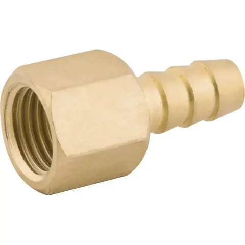 Kit espigão fêmea para mangueiras Vonder (rosca 1/4" - escama 1/4") (3 unidades)