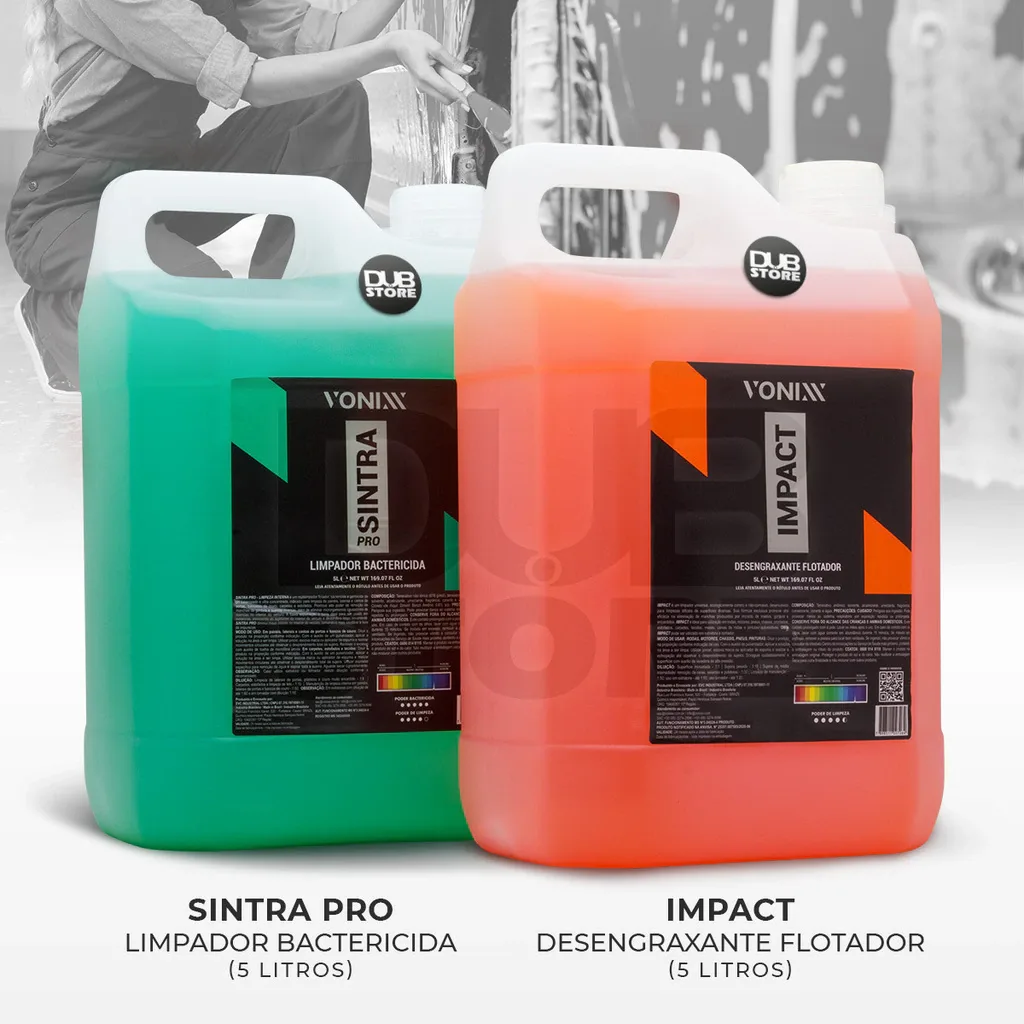 Kit higienização interna Sintra e externa Impact Vonixx — foto 3