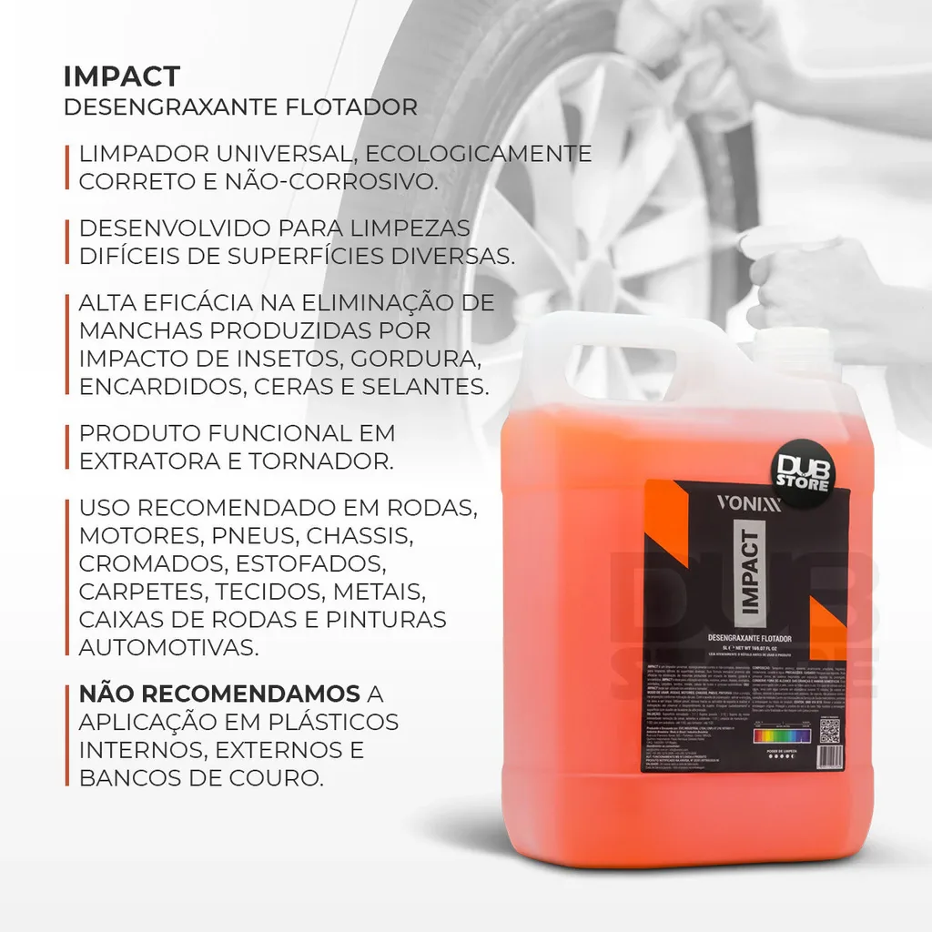 Kit higienização interna Sintra e externa Impact Vonixx — foto 4