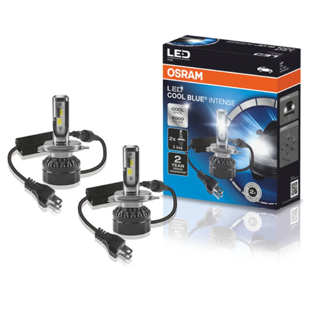 Kit Lâmpadas LED Osram Cool Blue Intense (H4) — foto 2