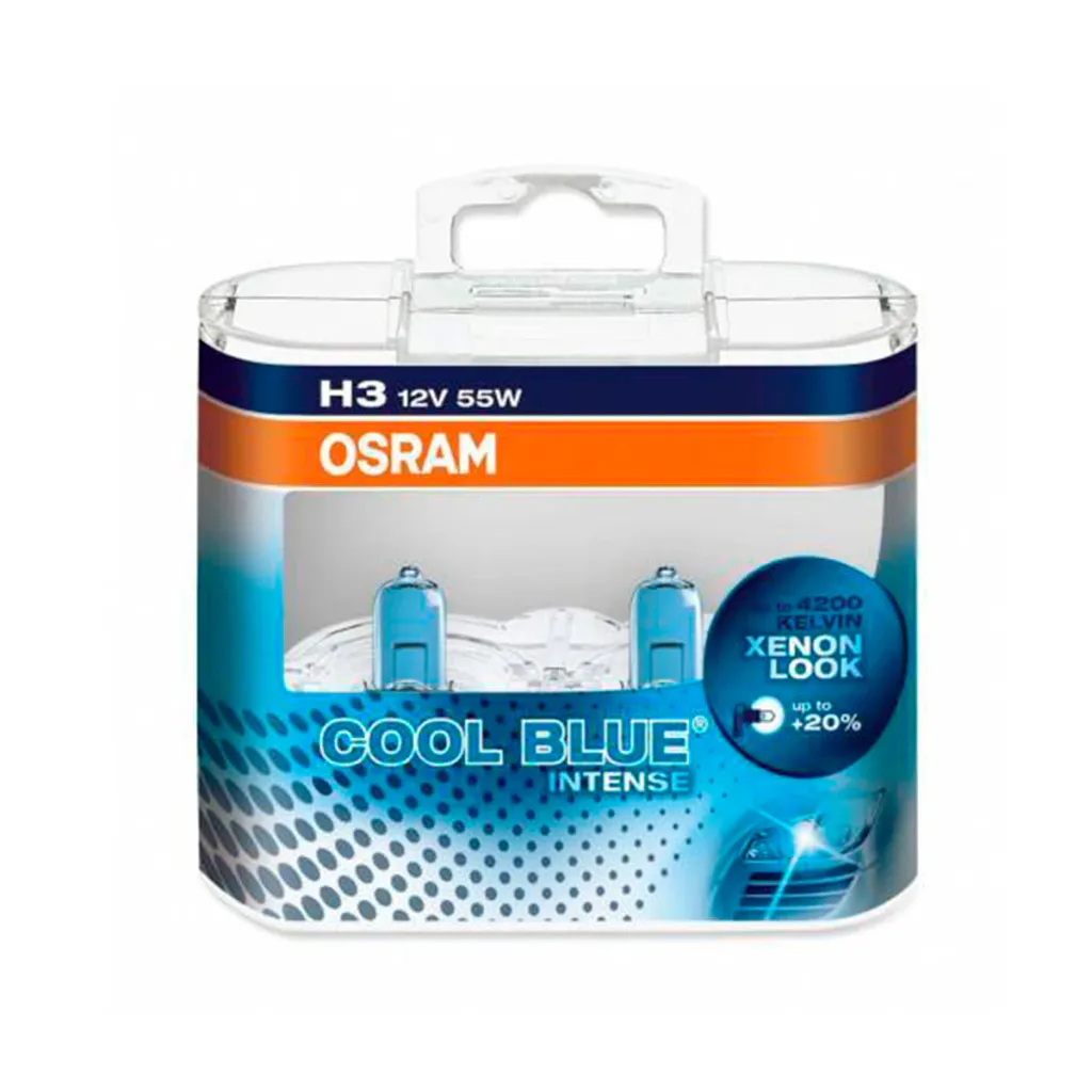 Kit Lâmpadas Osram Cool Blue Intense (H3)