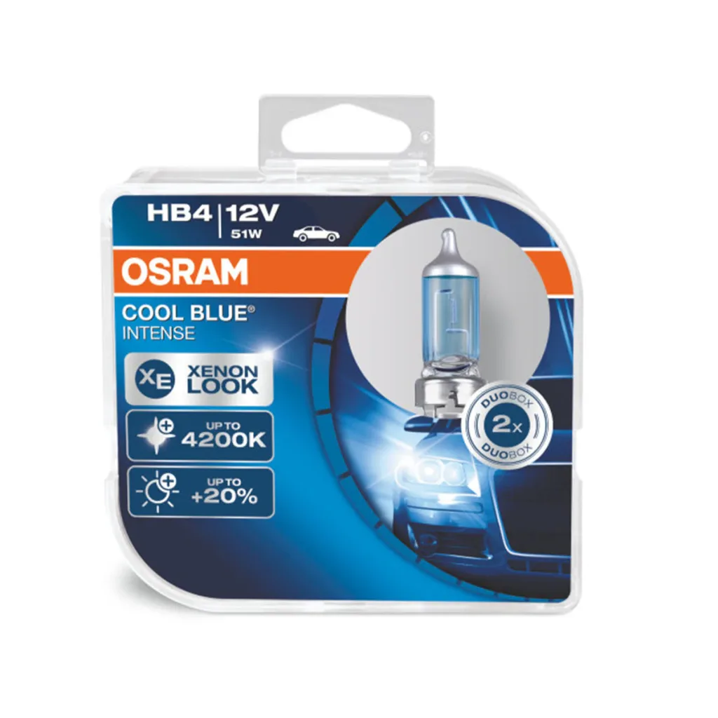Kit Lâmpadas Osram Cool Blue Intense (HB4)