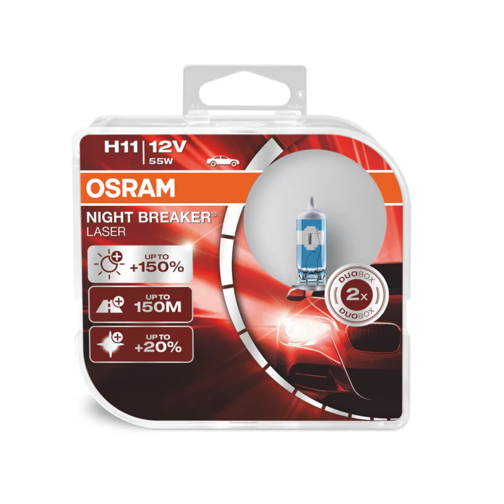 Kit Lâmpadas Osram Night Breaker Laser (H11)