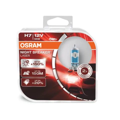 Kit Lâmpadas Osram Night Breaker Laser (H7)