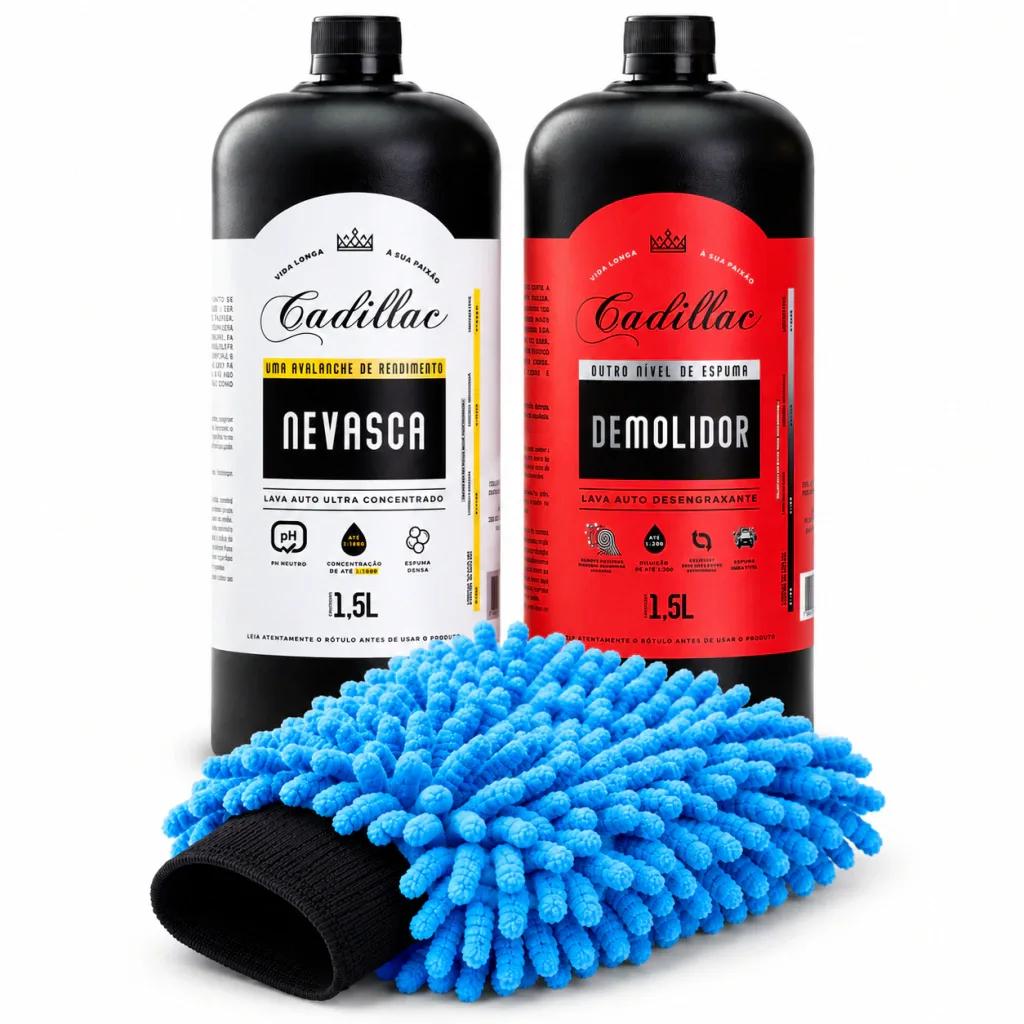 Kit Lava Auto Cadillac Demolidor Pré-Lavagem + Nevasca Snow Foam Neutro 1,5L — foto 2