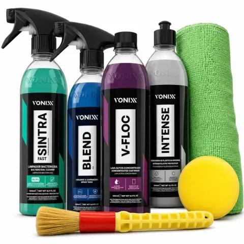 Kit Limpeza Automotiva Vonixx Blend Sintra Intense V-Floc