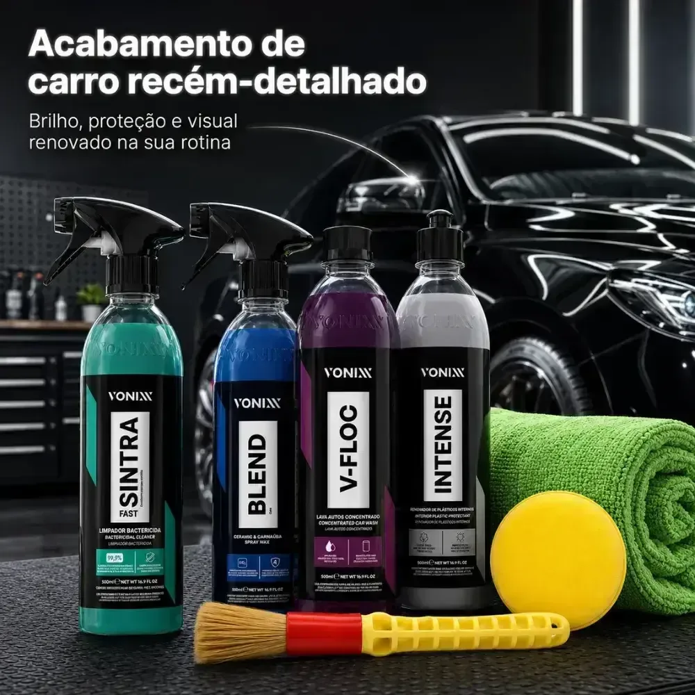 Kit Limpeza Automotiva Vonixx Blend Sintra Intense V-Floc — foto 5