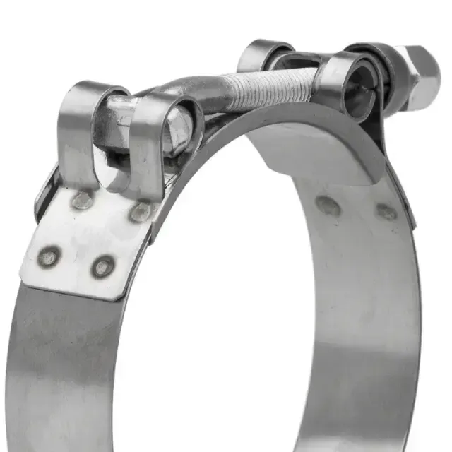 Kit Mangote de silicone reto 2,5" (63mm) x 100mm Bärenwald preto com Abraçadeiras Tucho Inox — foto 4