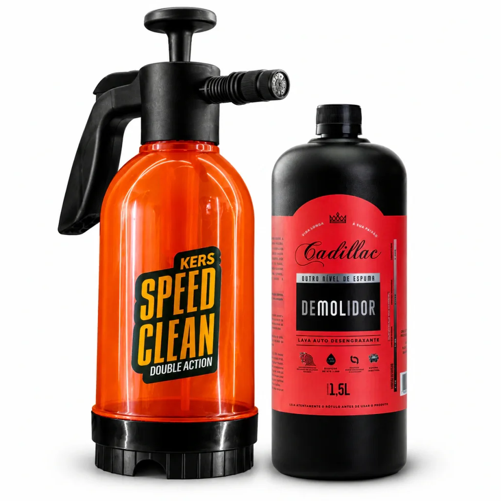 Kit Shampoo Automotivo Demolidor Cadillac 1,5 litro + Borrifador Speed Clean Kers — foto 2