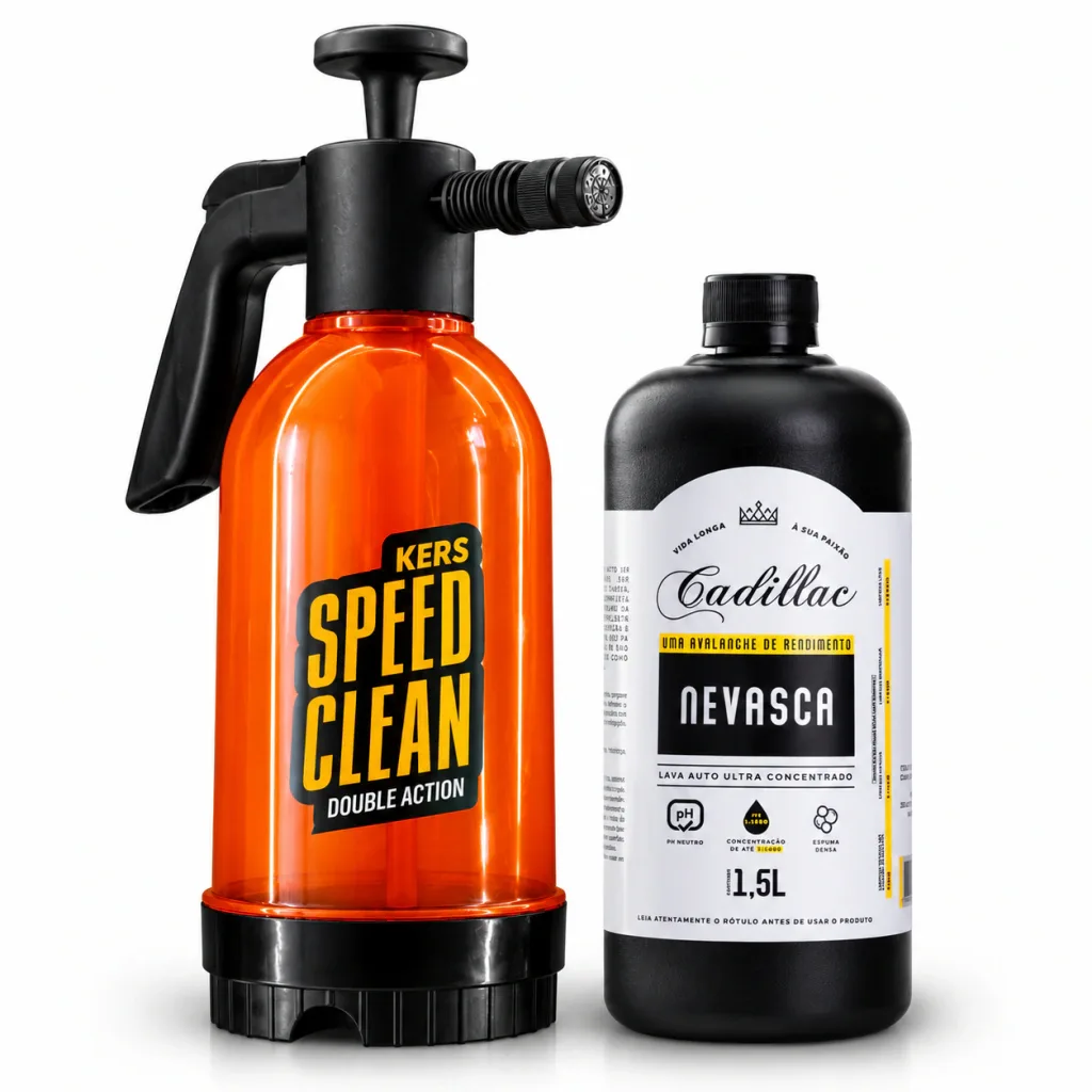 Kit Shampoo Automotivo Nevasca Cadillac 1,5 litro + Borrifador Speed Clean Kers — foto 2