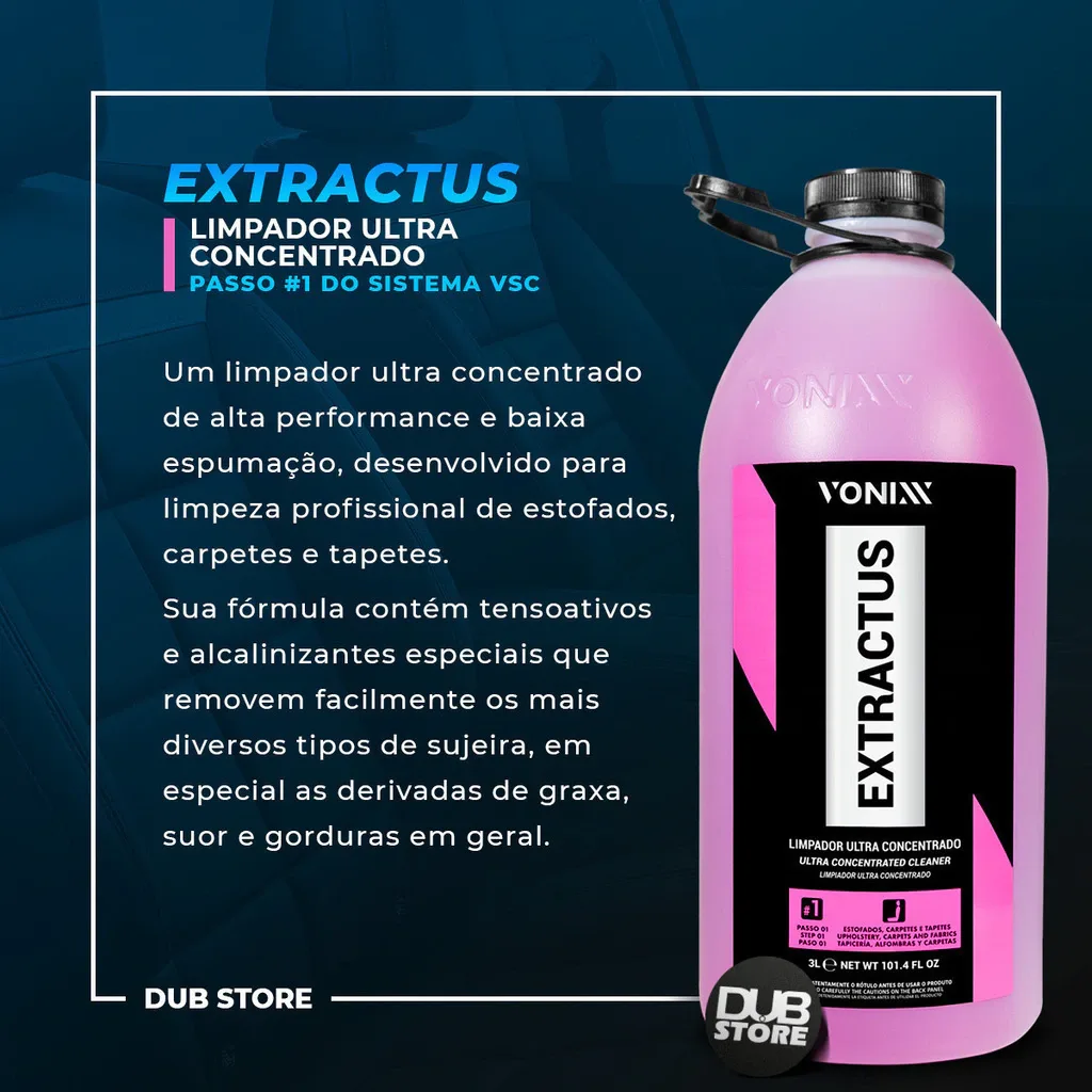 Kit Sistema VSC Higienização de Estofados e Carpets Vonixx (3 litros cada) — foto 4