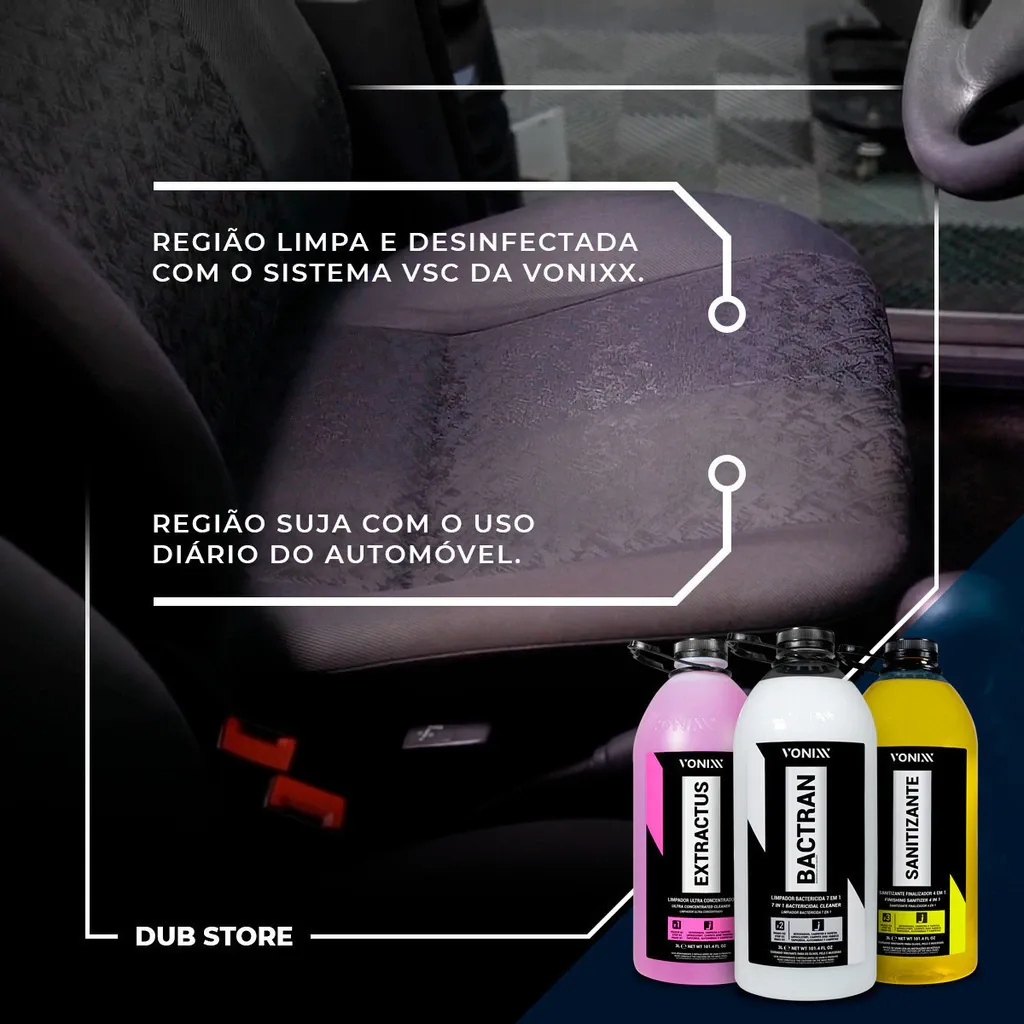 Kit Sistema VSC Higienização de Estofados e Carpets Vonixx (3 litros cada) — foto 8
