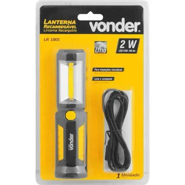 Lanterna de inspeção recarregável Vonder (2W) — foto 8