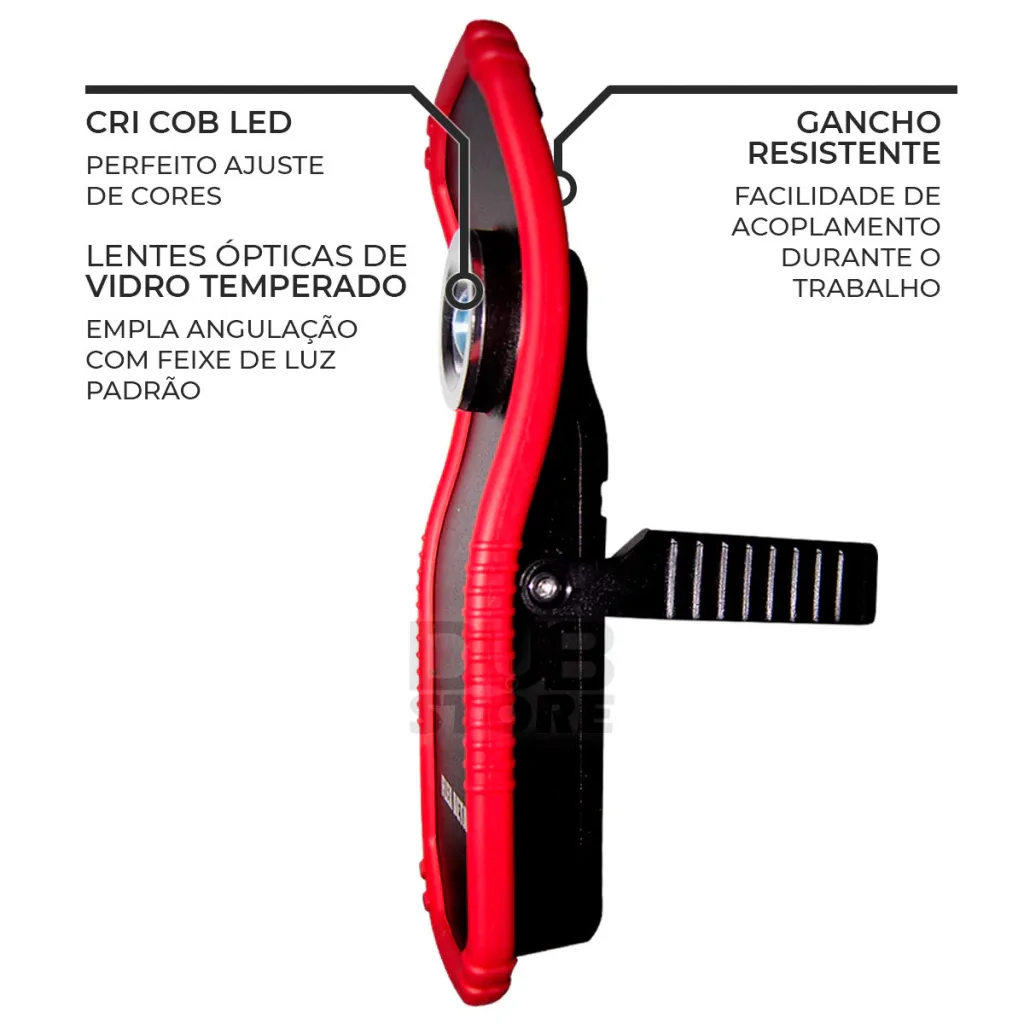 Lanterna LED recarregável com base magnética Flex Detail Inspection Yes Tools Kers (Bivolt) — foto 3
