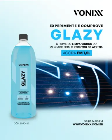 Limpa vidros 4 em 1 Glazy Vonixx (1,5litro)