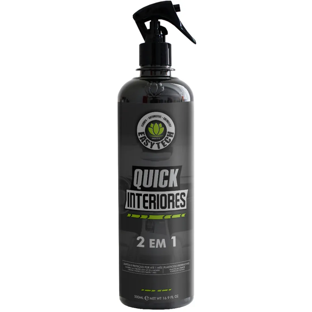 Limpador 2 em 1 Quick Interiores Easytech Shield (500ml)