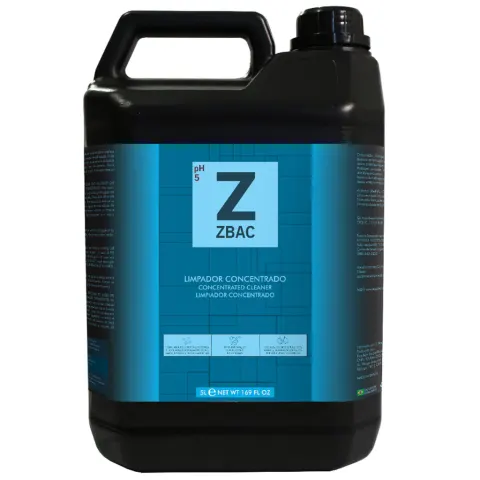 Limpador bactericida concentrado ZBAC Easytech Shield pH5 (5 litros)