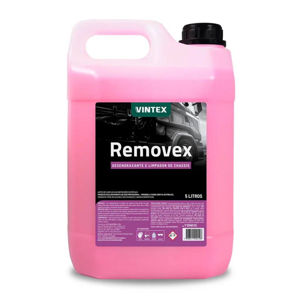 Limpador desengraxante de chassis Removex Vintex (5 litros)