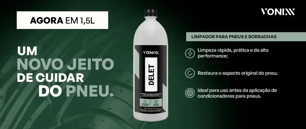 Limpador Pneus e Borrachas Delet Vonixx (1,5 litros) — foto 2