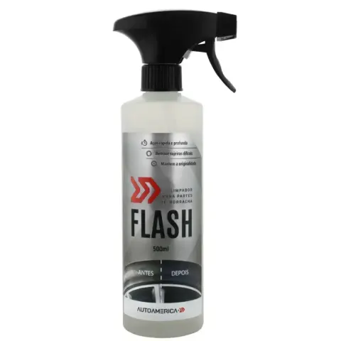Limpador Pneus e Borrachas Flash Autoamerica (500ml)