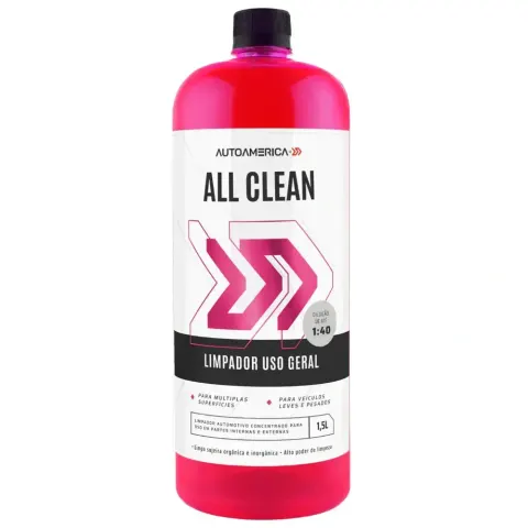 Limpador Uso Geral All Clean concentrado Autoamerica (1,5 litros)