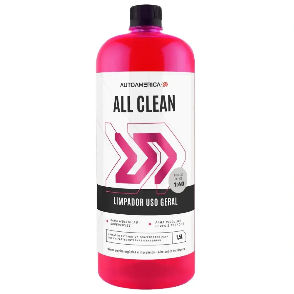 Limpador Uso Geral All Clean concentrado Autoamerica (1,5 litros)