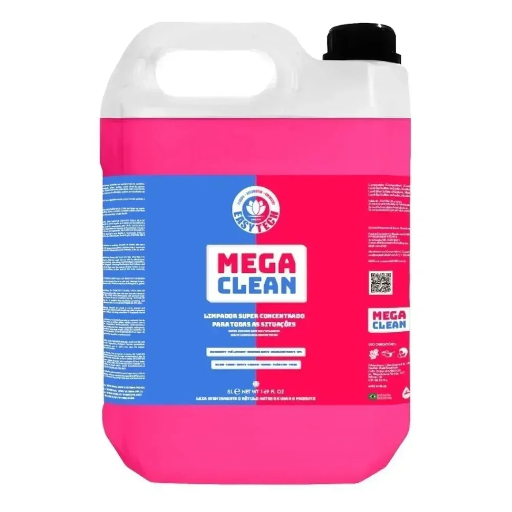 Limpador Uso Geral Mega Clean concentrado Easytech Shield (5 litros)