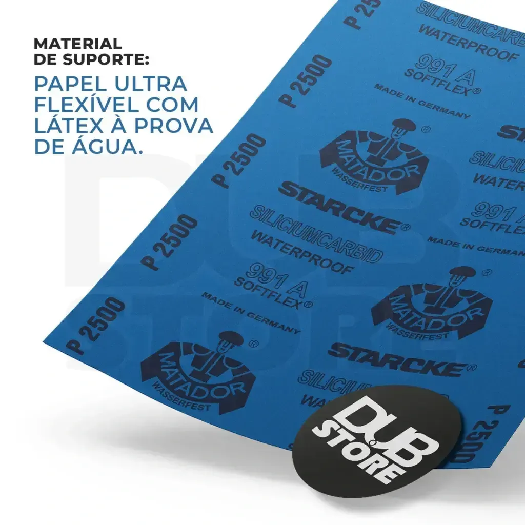 Lixa automotiva resistente à água Starcke Matador P2500 991A (230x280mm) — foto 2