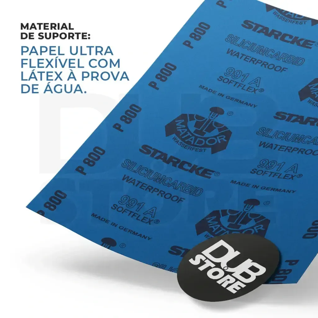 Lixa automotiva resistente à água Starcke Matador P800 991A (230x280mm) — foto 2