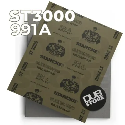 Lixa automotiva resistente à água Starcke Matador ST3000 991A (230x280mm)