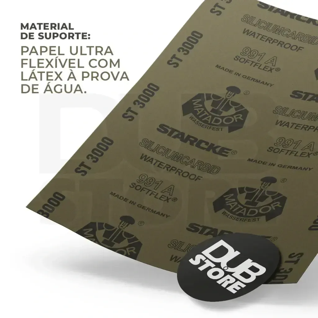 Lixa automotiva resistente à água Starcke Matador ST3000 991A (230x280mm) — foto 2