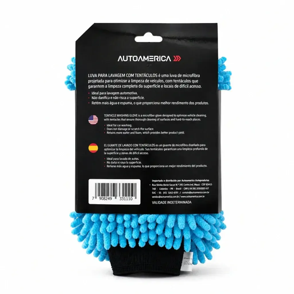 Luva de microfibra para lavagem Autoamerica — foto 2