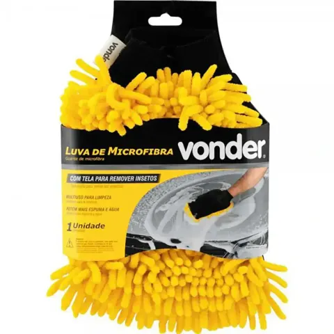 Luva de microfibra para lavagem Vonder (removedora de insetos)