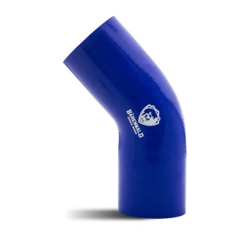 Mangote de silicone curvo 45° 2,5" (63mm) x 100mm x 100mm Bärenwald azul