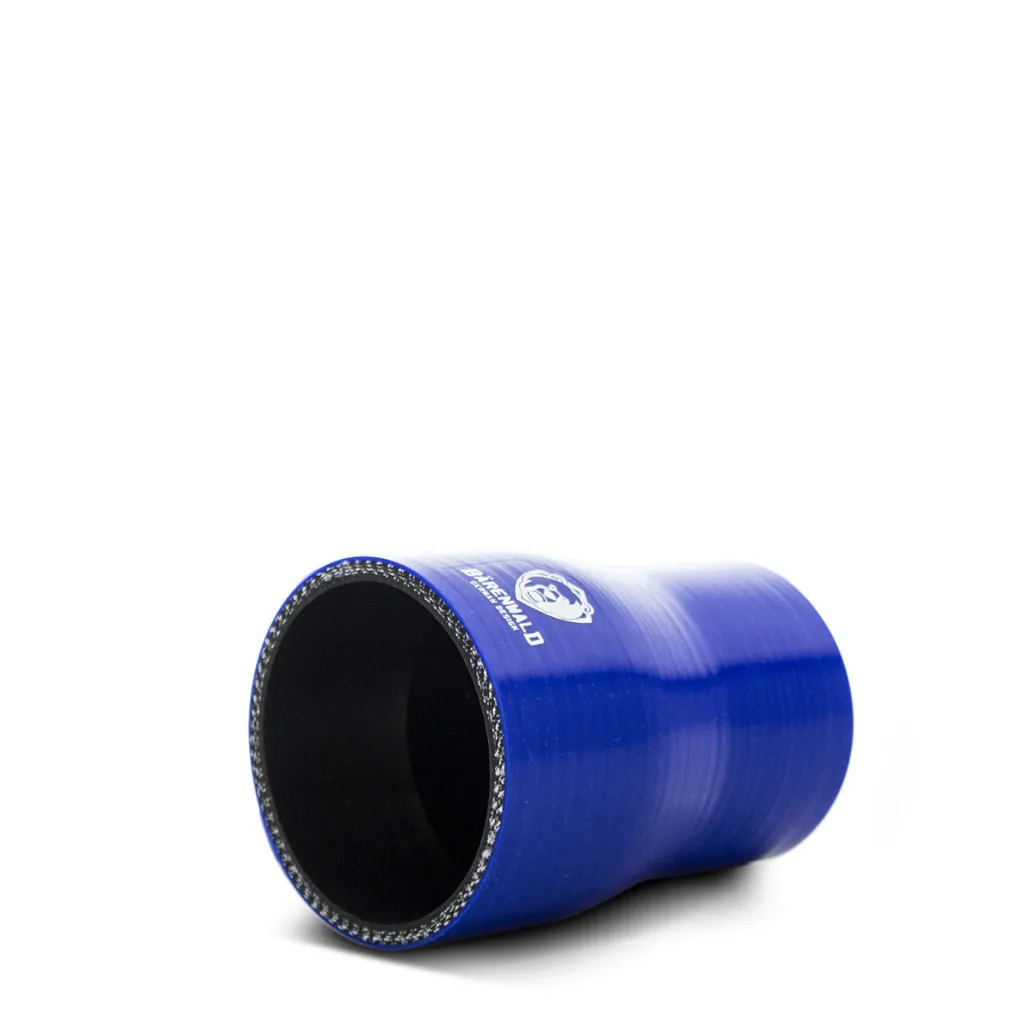 Mangote de silicone redutor 2,5" para 2" (63mm para 51mm) x 100mm Bärenwald azul — foto 5