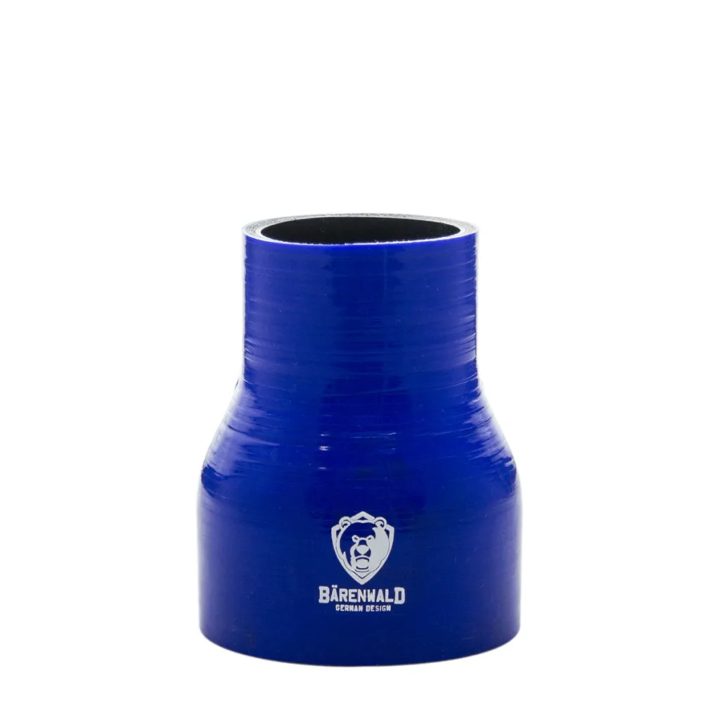 Mangote de silicone redutor 3" para 2" (76mm para 51mm) x 100mm Bärenwald azul
