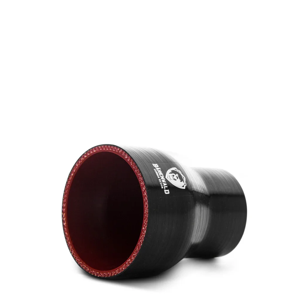 Mangote de silicone redutor 3" para 2" (76mm para 51mm) x 100mm Bärenwald preto — foto 5