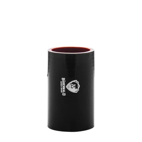 Mangote de silicone reto 2" (51mm) x 100mm Bärenwald preto