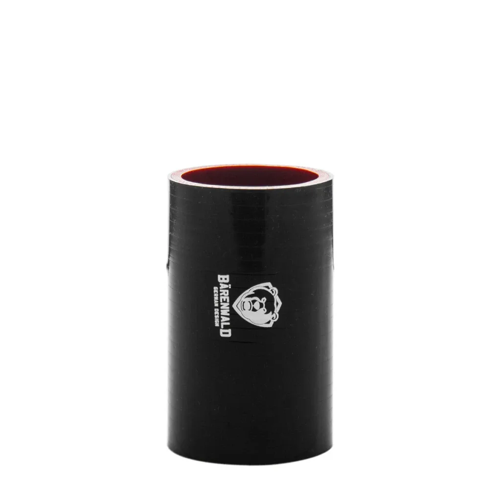 Mangote de silicone reto 2" (51mm) x 100mm Bärenwald preto
