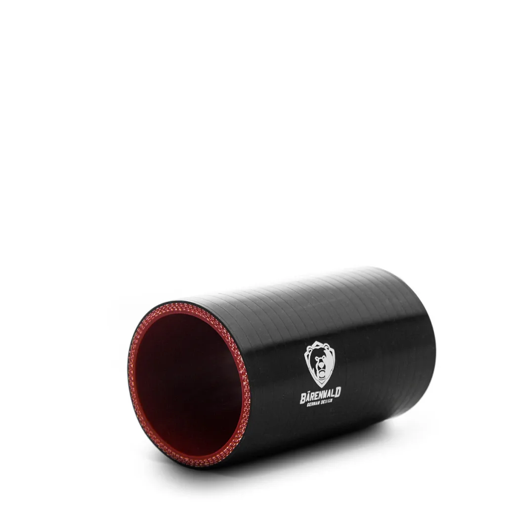 Mangote de silicone reto 2"1/4 (57mm) x 100mm Bärenwald preto — foto 2