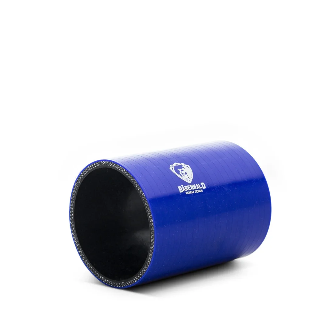 Mangote de silicone reto 2"3/4 (70mm) x 100mm Bärenwald azul — foto 2
