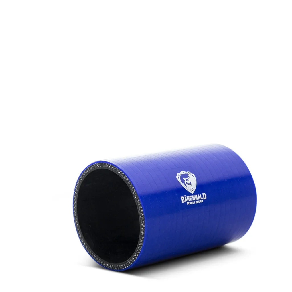 Mangote de silicone reto 2,5" (63mm) x 100mm Bärenwald azul — foto 3