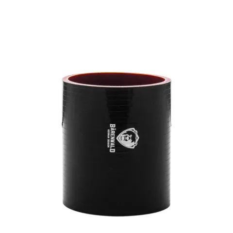 Mangote de silicone reto 3" (76mm) x 100mm Bärenwald preto