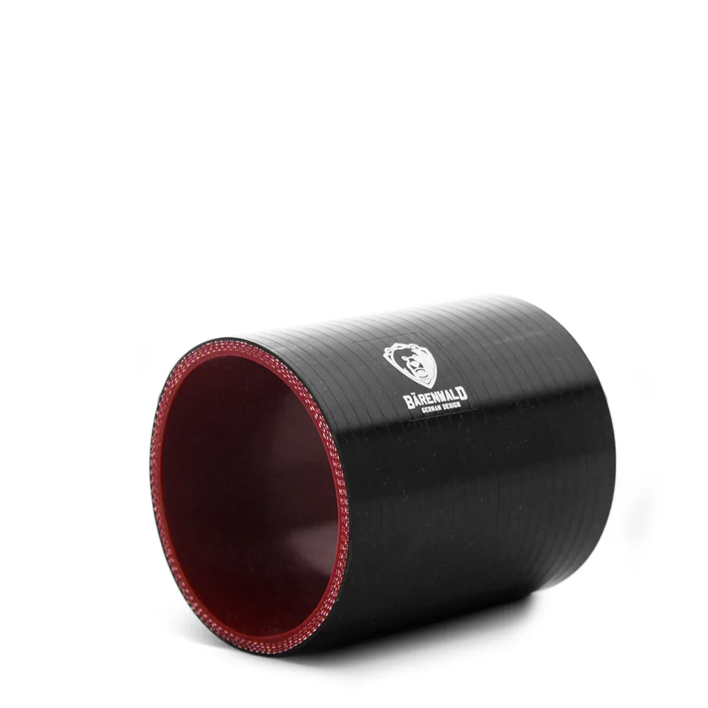 Mangote de silicone reto 3" (76mm) x 100mm Bärenwald preto — foto 3
