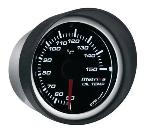 Medidor analógico de temperatura da óleo DTM Metrika (52mm / 2")