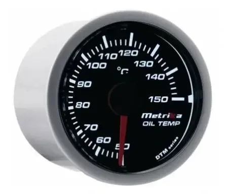 Medidor analógico de temperatura da óleo DTM Metrika (52mm / 2") — foto 2