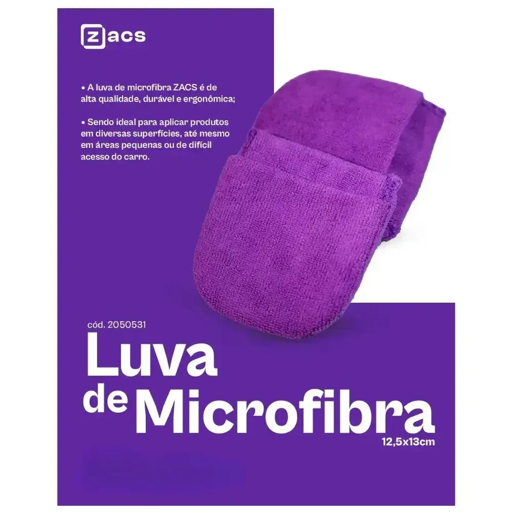 Mini Luva de Microfibra Zacs (12,5x13cm) — foto 2